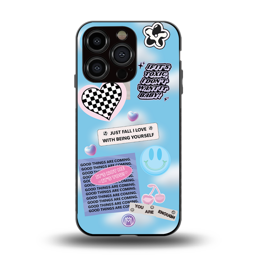 brightside back phone cover | glass case for iphone 13 pro