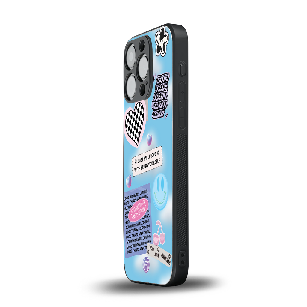 brightside back phone cover | glass case for iphone 13 pro