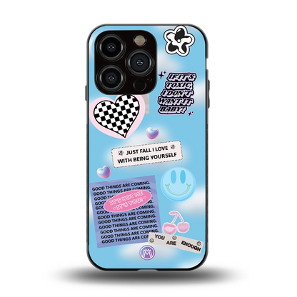 brightside back phone cover | glass case for iphone 14 pro