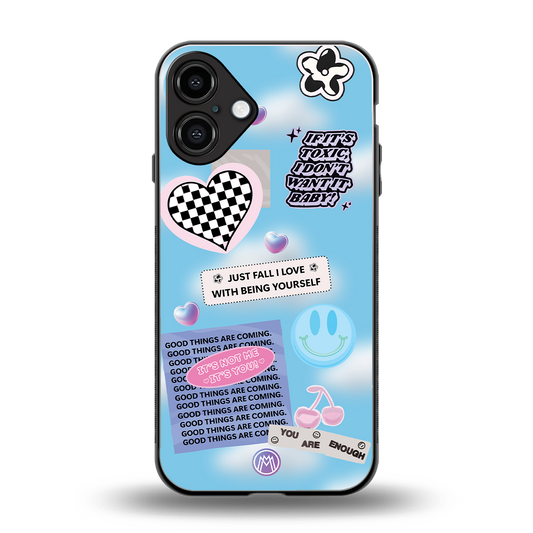 brightside back phone cover | glass case for iphone 16 plus