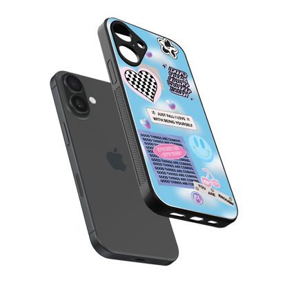 brightside back phone cover | glass case for iphone 16 plus