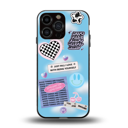 brightside back phone cover | glass case for iphone 16 pro max
