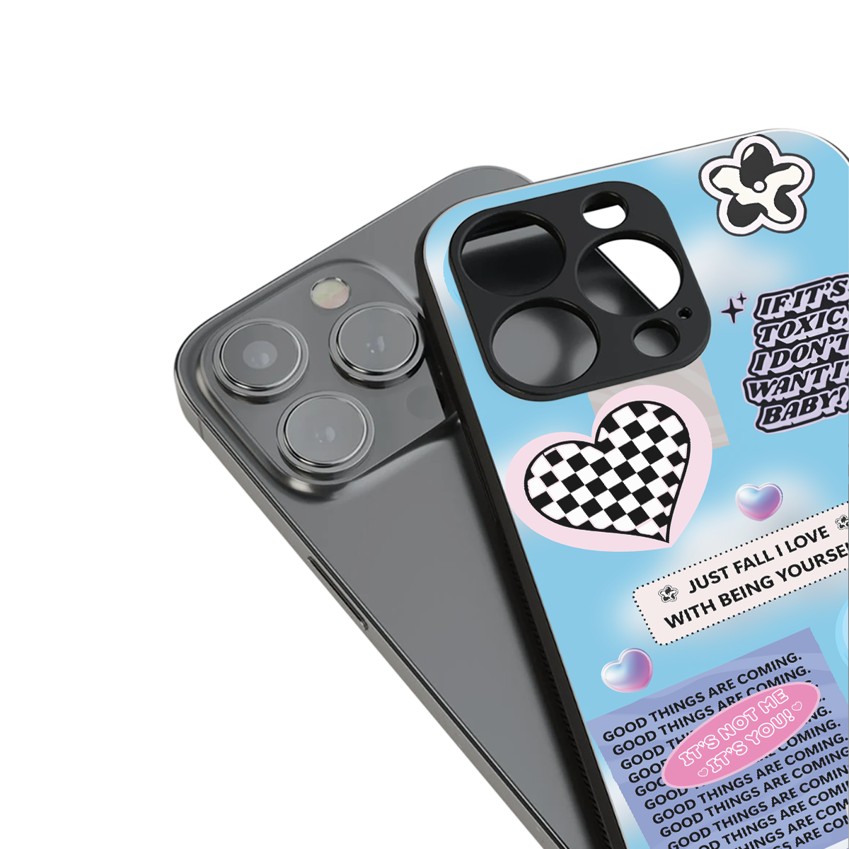 brightside back phone cover | glass case for iphone 14 plus
