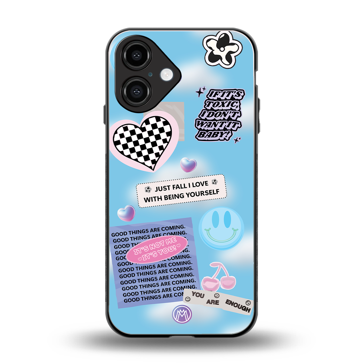 brightside back phone cover | glass case for iphone 16