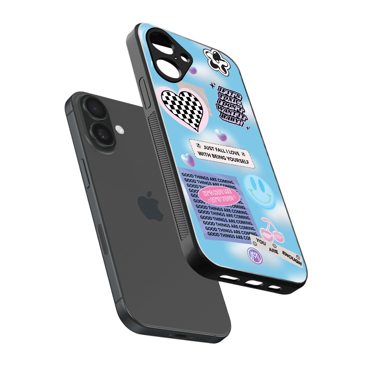 brightside back phone cover | glass case for iphone 16