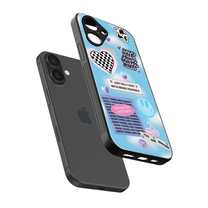 brightside back phone cover | glass case for iphone 16