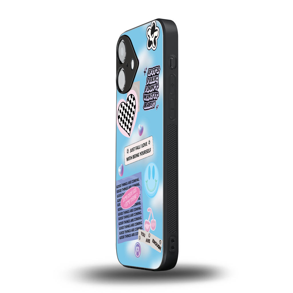 brightside back phone cover | glass case for iphone 16