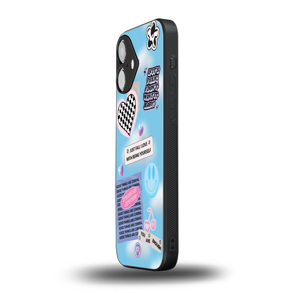 brightside back phone cover | glass case for iphone 16