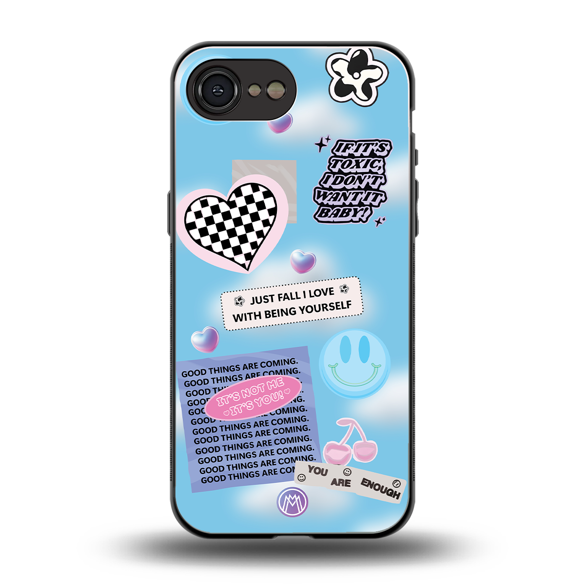 brightside back phone cover | glass case for iphone 16e