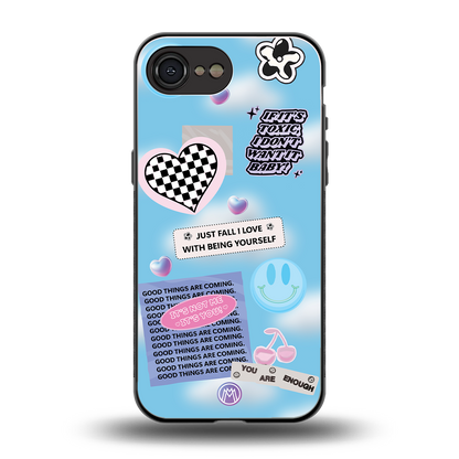 brightside back phone cover | glass case for iphone 16e