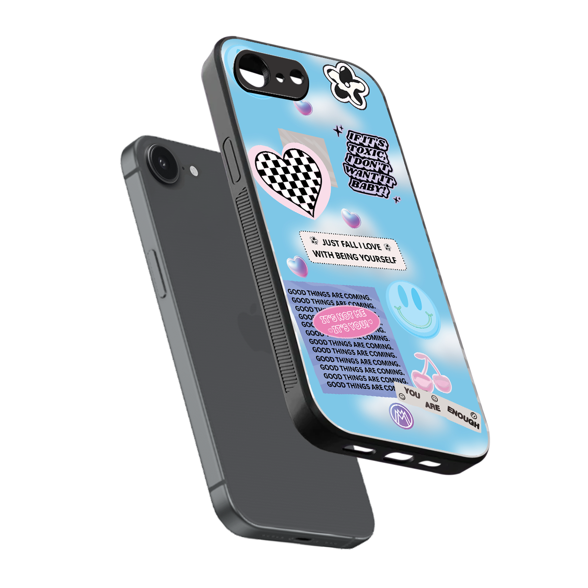 brightside back phone cover | glass case for iphone 16e