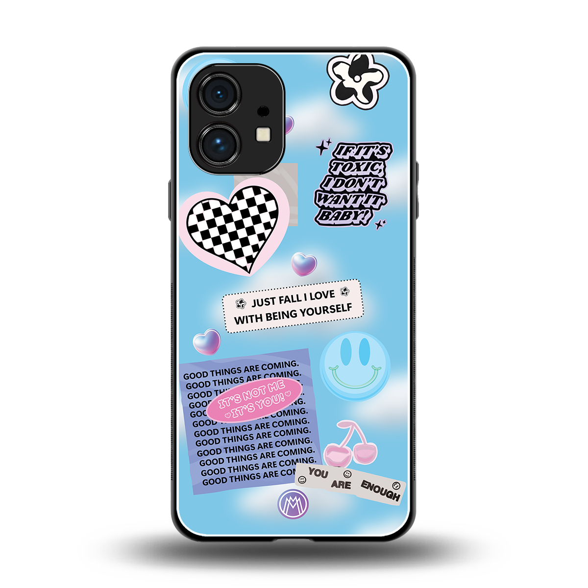 brightside back phone cover | glass case for nothing phone 1