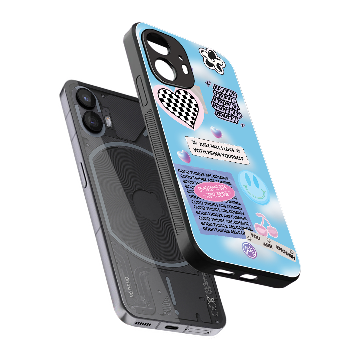 brightside back phone cover | glass case for nothing phone 2