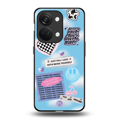 brightside back phone cover | glass case for oneplus nord 3