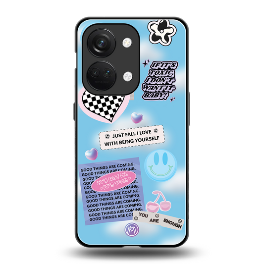 brightside back phone cover | glass case for oneplus nord 3