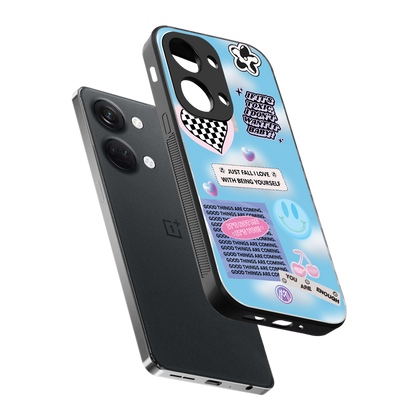 brightside back phone cover | glass case for oneplus nord 3
