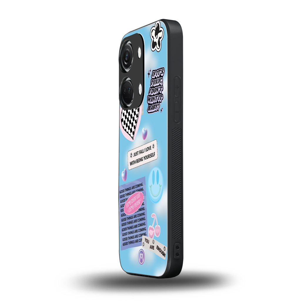 brightside back phone cover | glass case for oneplus nord 3