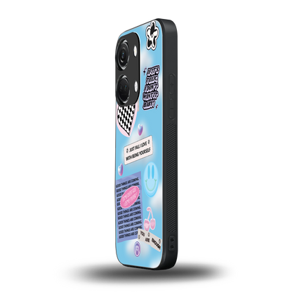 brightside back phone cover | glass case for oneplus nord 3