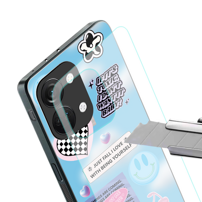 brightside back phone cover | glass case for oneplus nord 3