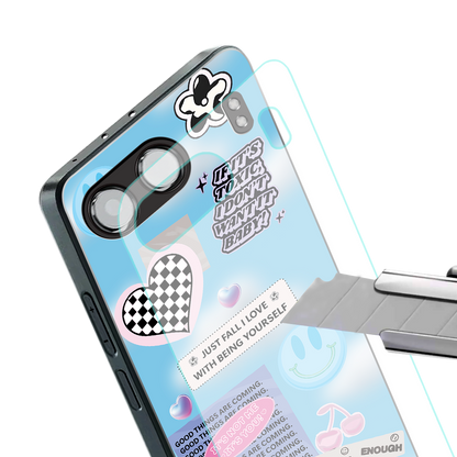 brightside back phone cover | glass case for oneplus nord 4