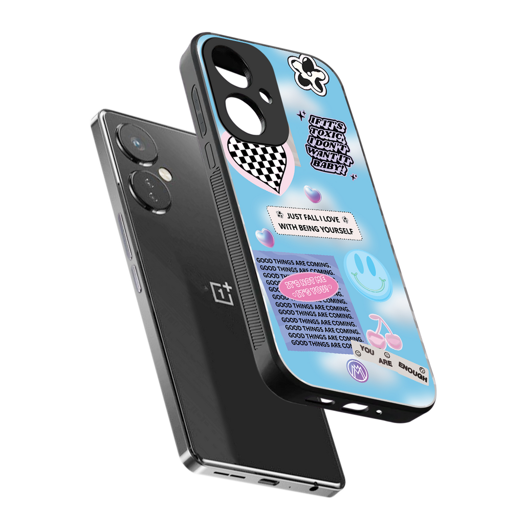 brightside back phone cover | glass case for oneplus nord ce 3