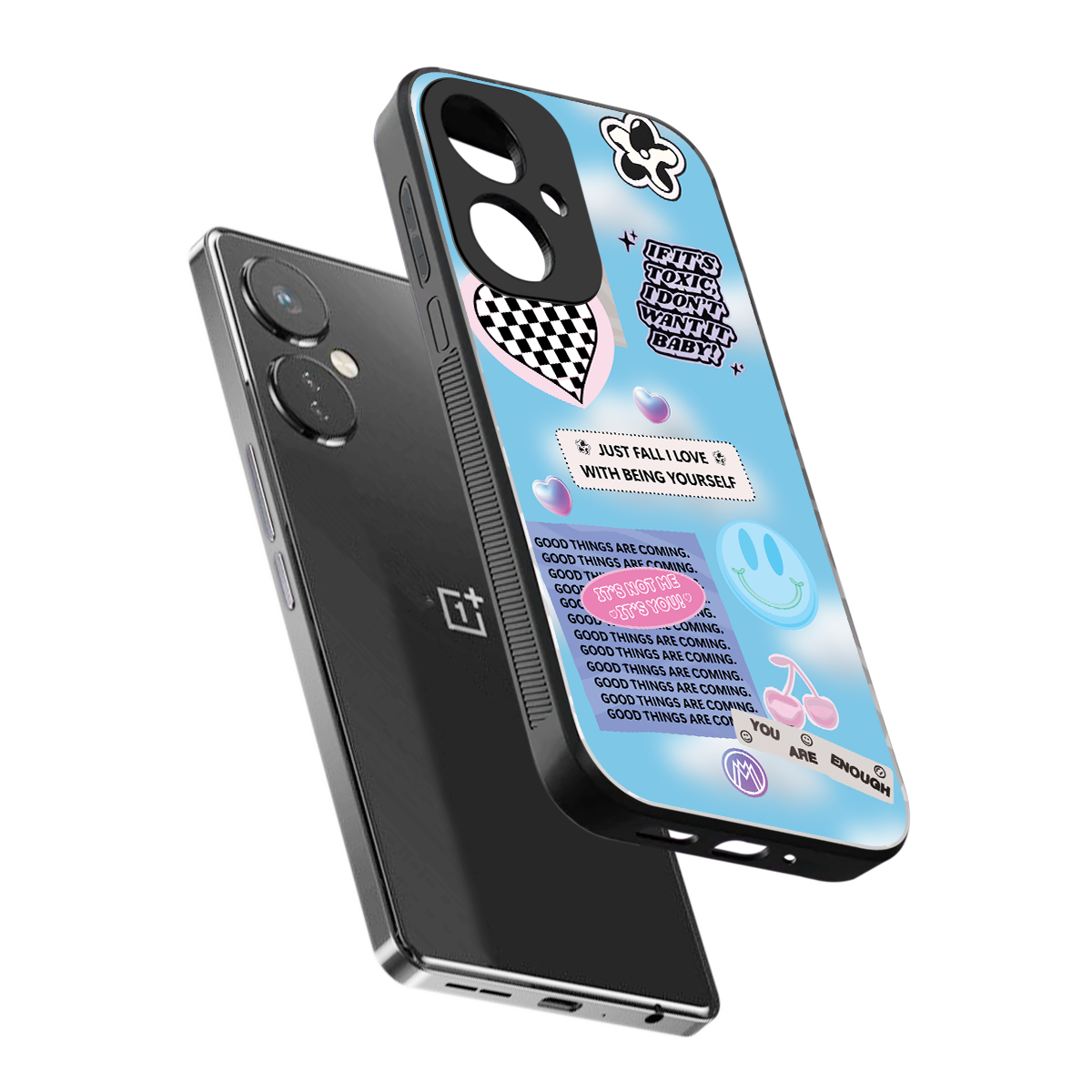 brightside back phone cover | glass case for oneplus nord ce 3