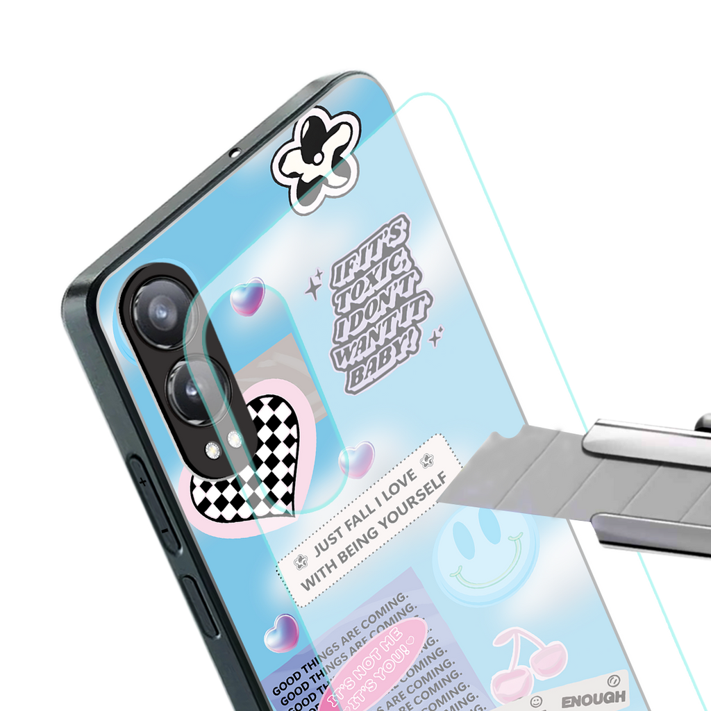 brightside back phone cover | glass case for oneplus nord ce 4 lite