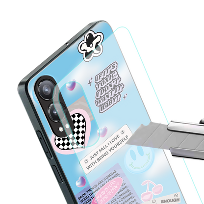 brightside back phone cover | glass case for oneplus nord ce 4 lite
