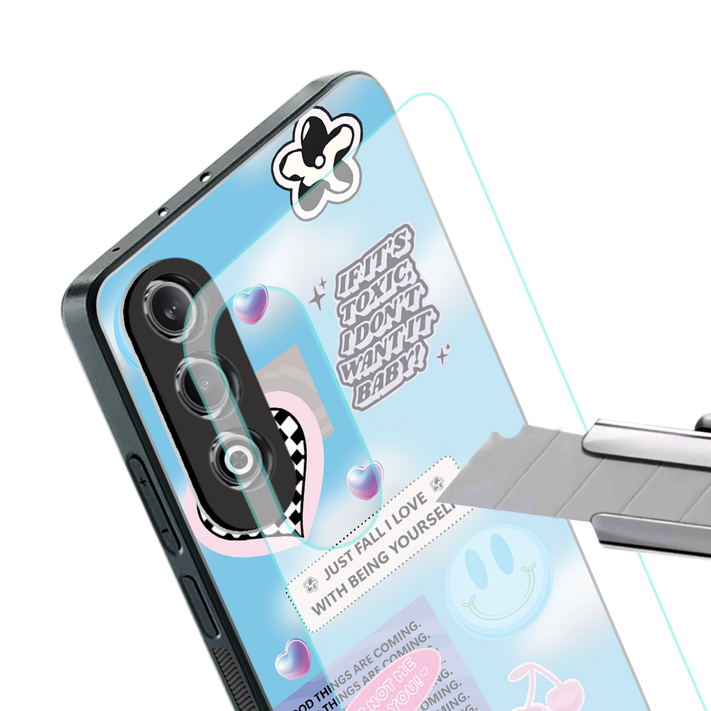 brightside back phone cover | glass case for oneplus nord ce 4