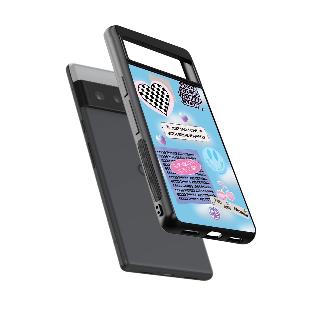 brightside back phone cover | glass case for google pixel 6 pro