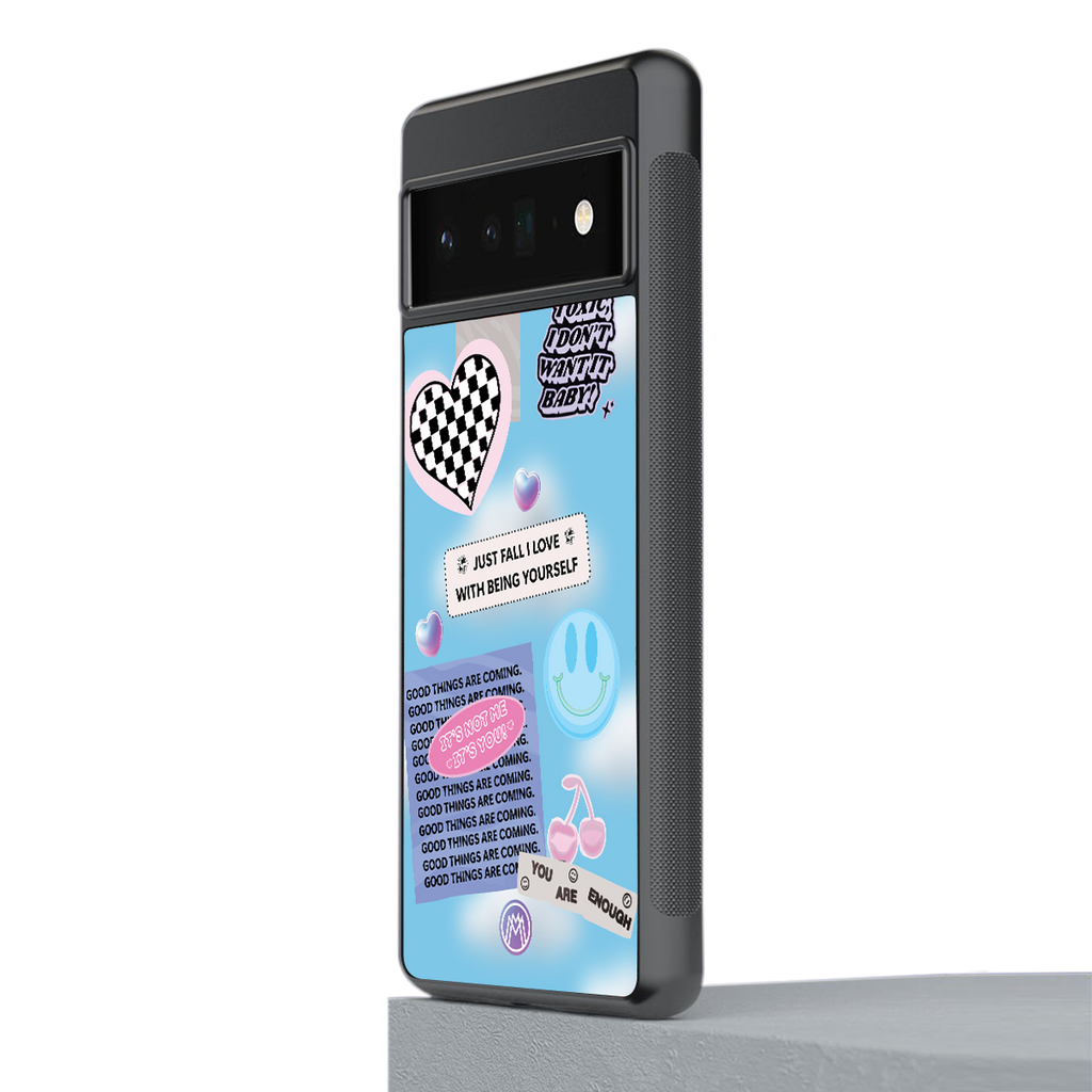 brightside back phone cover | glass case for google pixel 6 pro