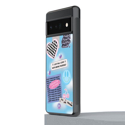 brightside back phone cover | glass case for google pixel 6 pro