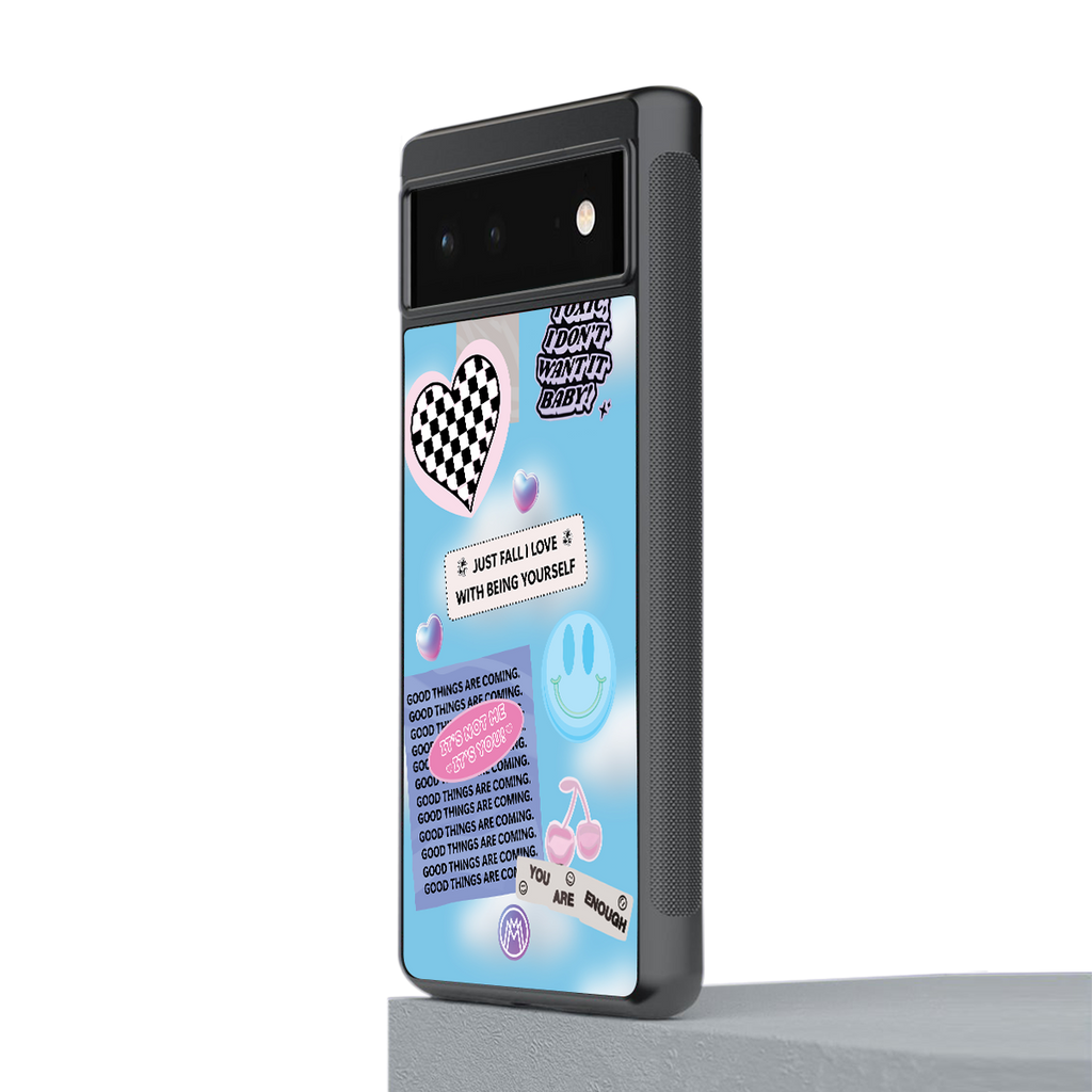 brightside back phone cover | glass case for google pixel 6