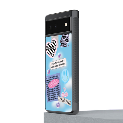 brightside back phone cover | glass case for Google Pixel 6A