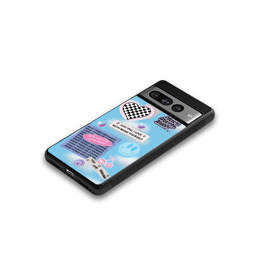 brightside back phone cover | glass case for google pixel 7 pro