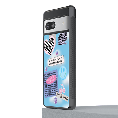 brightside back phone cover | glass case for Google Pixel 7A