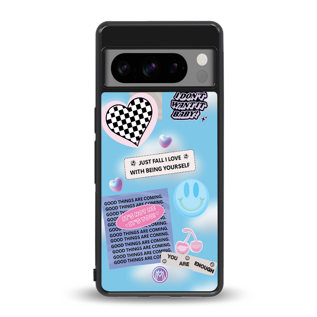 brightside back phone cover | glass case for google pixel 8 pro