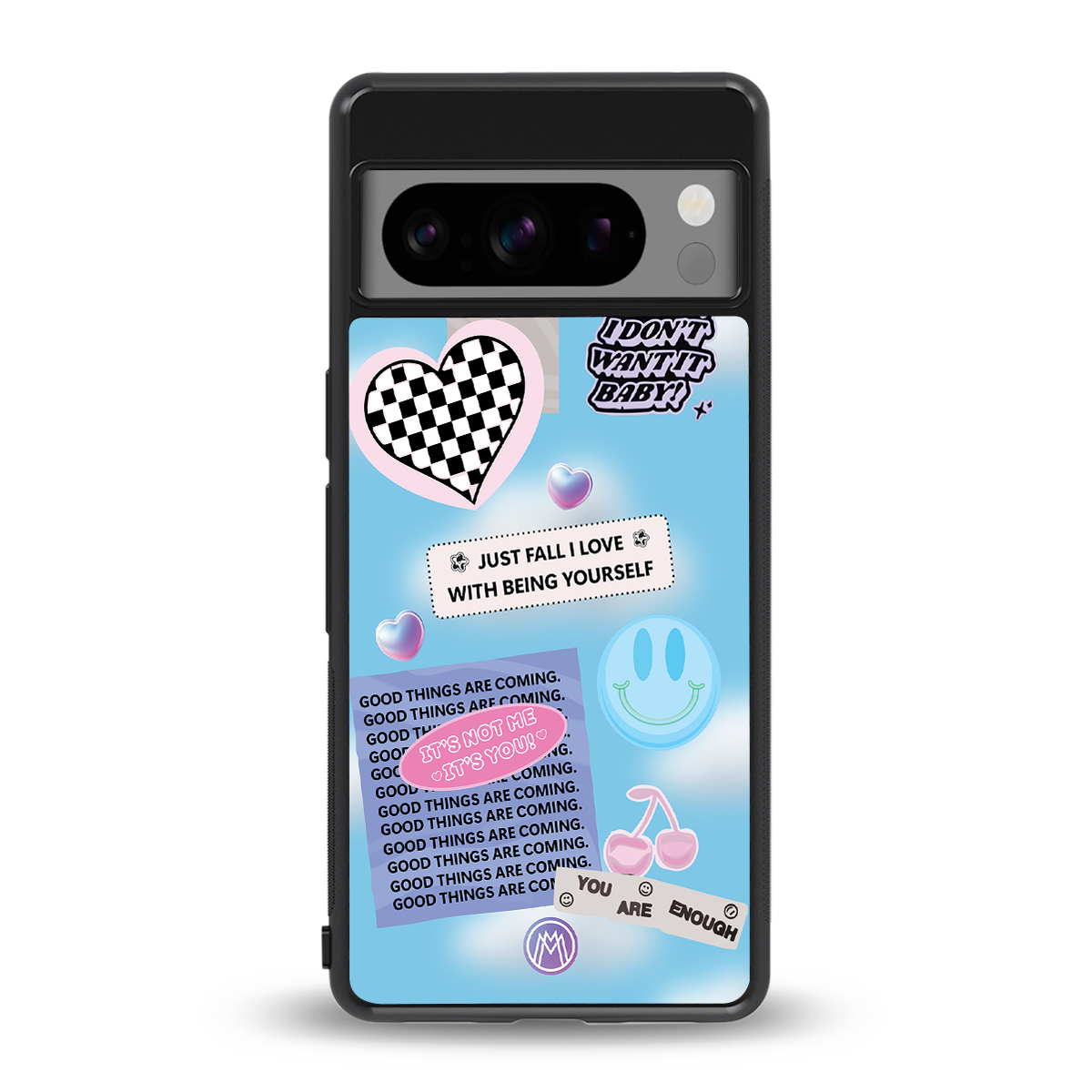 brightside back phone cover | glass case for google pixel 8 pro