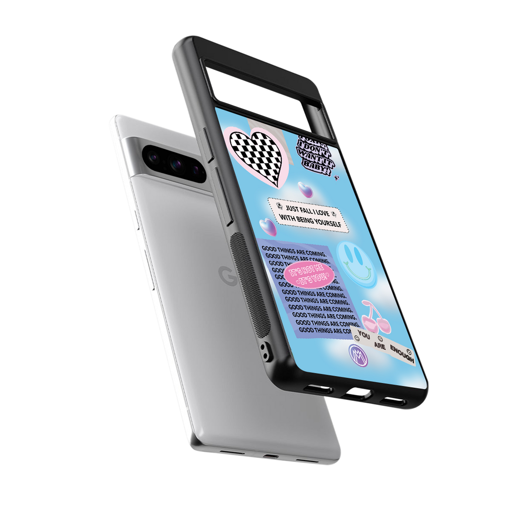 brightside back phone cover | glass case for google pixel 8 pro