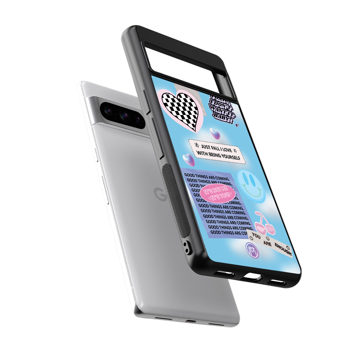 brightside back phone cover | glass case for google pixel 8 pro