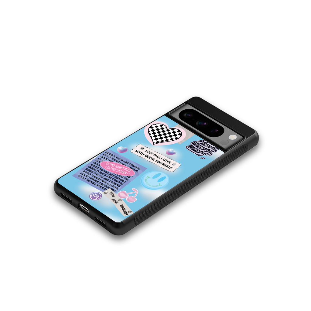 brightside back phone cover | glass case for google pixel 8 pro