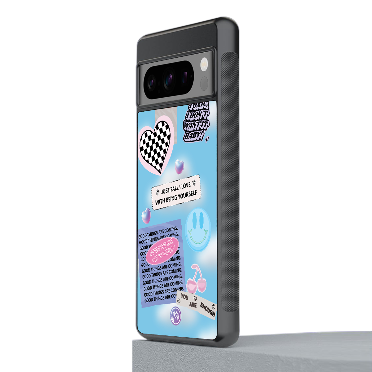 brightside back phone cover | glass case for google pixel 8 pro