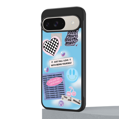 brightside back phone cover | glass case for google pixel 9