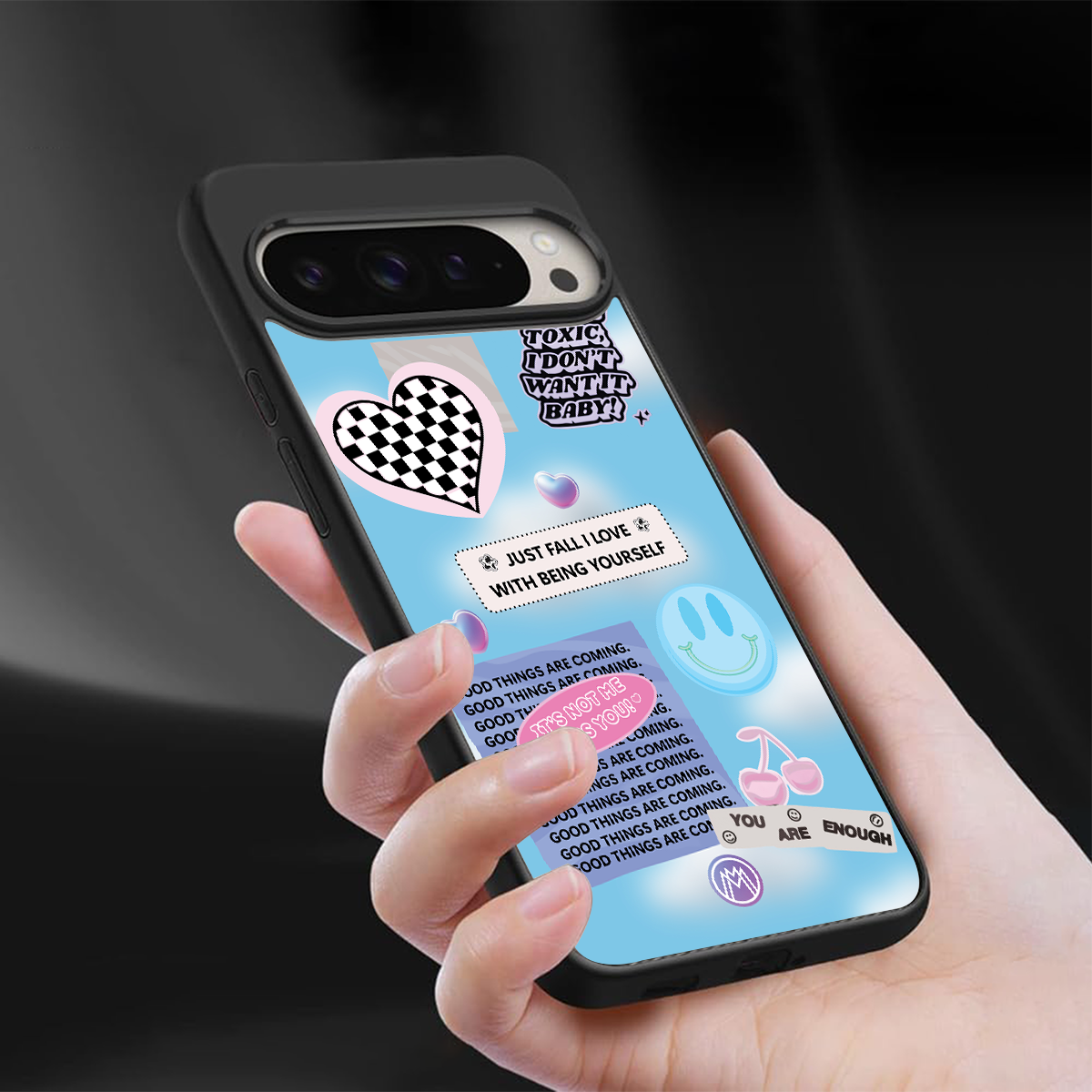 brightside back phone cover | glass case for google pixel 9 pro