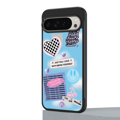 brightside back phone cover | glass case for google pixel 9 pro xl