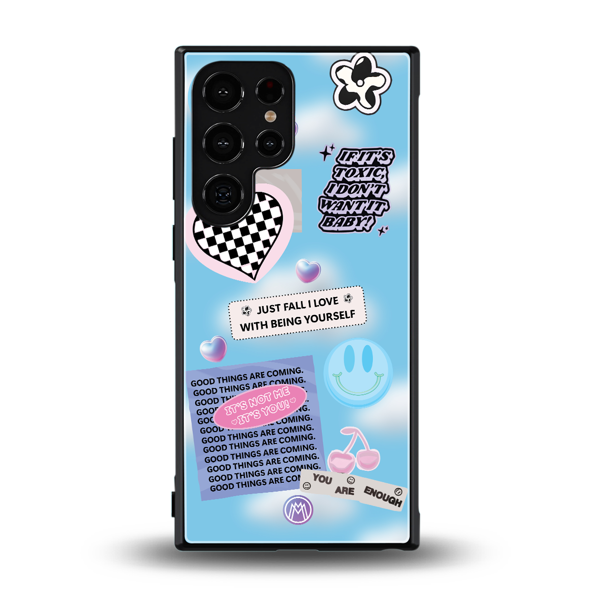 brightside back phone cover | glass case for samsung galaxy s23 ultra