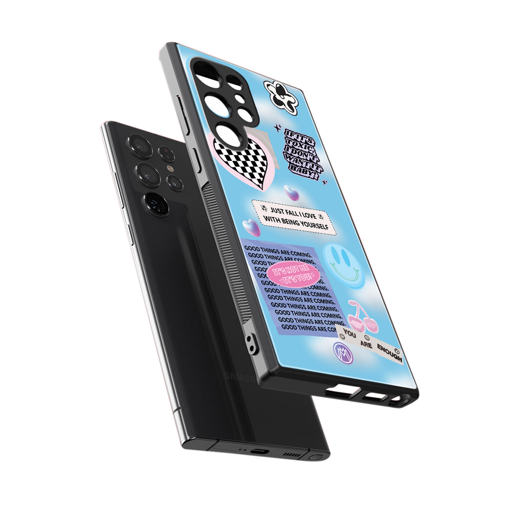 brightside back phone cover | glass case for samsung galaxy s23 ultra