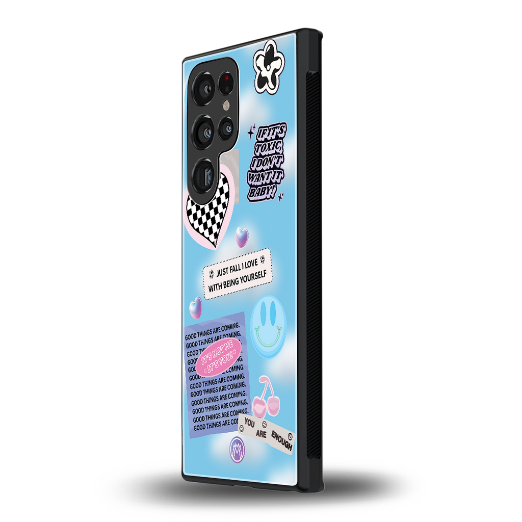 brightside back phone cover | glass case for samsung galaxy s23 ultra