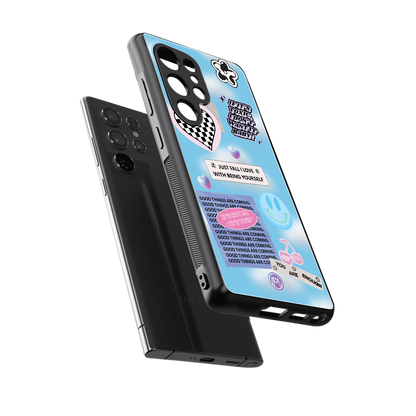 brightside back phone cover | glass case for samsung galaxy s25 ultra