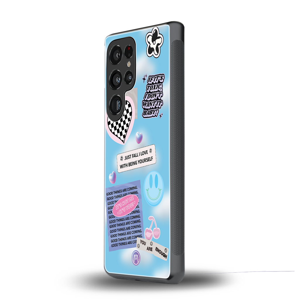 brightside back phone cover | glass case for samsung galaxy s25 ultra